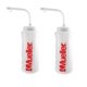 thumbnail image 1 of Botella Mueller de 1 cuarto con popote, libre de BPA, color natural con letras rojas, 1 of 1