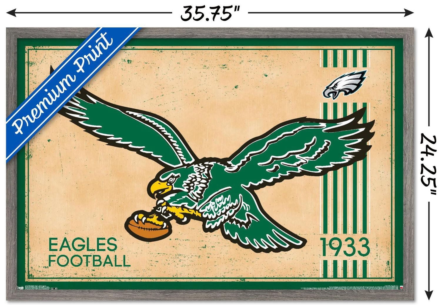 NFL Philadelphia Eagles - Retro Logo 14 Wall Poster