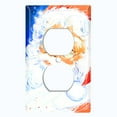 thumbnail image 2 of Metal Light Switch Plate Cover Festive Santa Claus Night Sky XMS020, 2 of 13