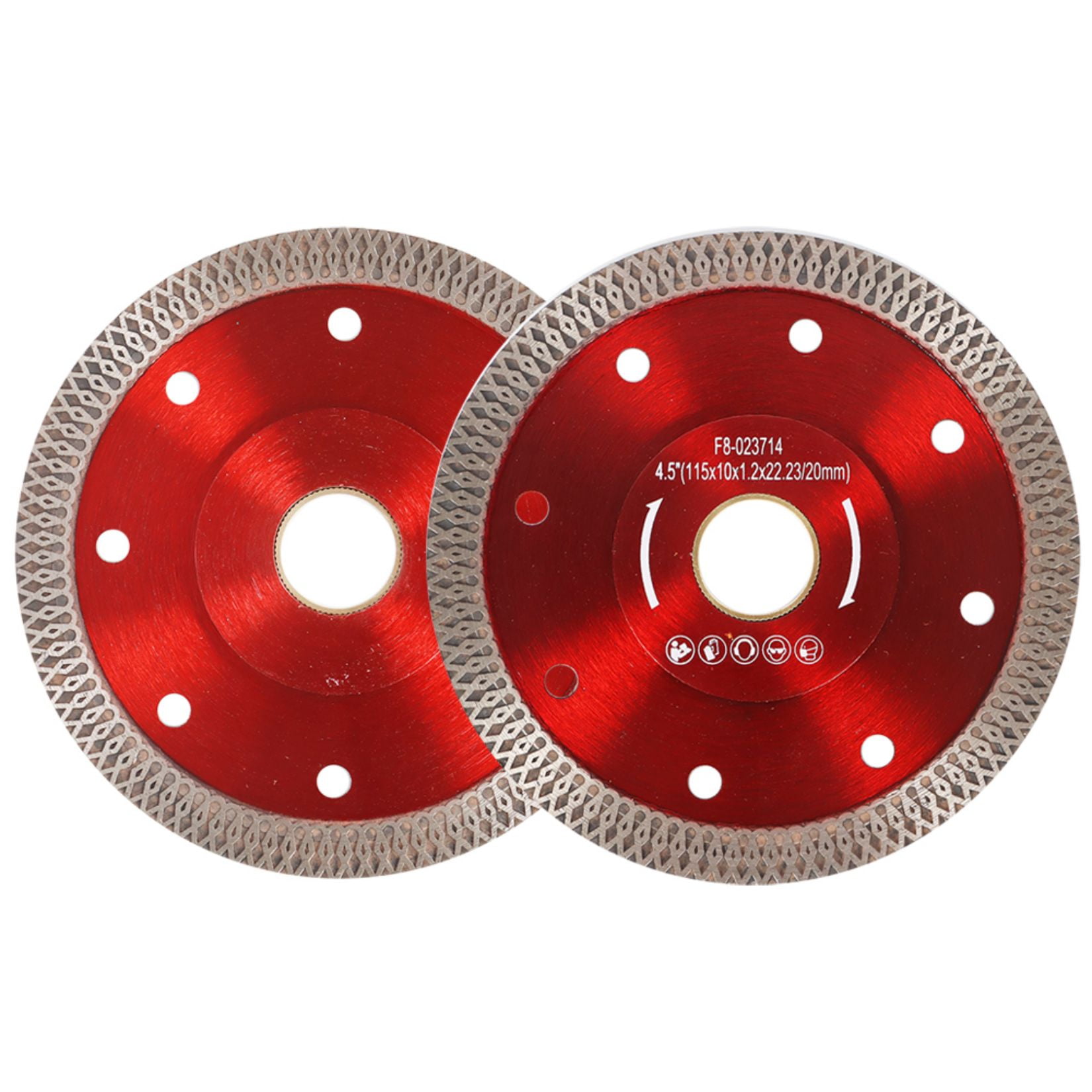 5-Pack 4 Inch Super Thin Diamond Saw Blades - For Cutting Tile, Porcelain, Granite & Marble
