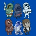 thumbnail image 2 of Boys Star Wars Cartoon Crew T Shirt, 2 of 5