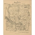 thumbnail image 2 of Walsh 26x31 White Modern Wood Framed Museum Art Print Titled - Runnels County Texas - Walsh 1879, 2 of 4