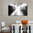 thumbnail image 2 of TISHIRON 3PCS Framed Canvas Wall Art Set,42"x28" New York Downtown Skyscrapers Canvas Art Decor, 2 of 6