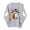 Gray Sweatshirts, variant on Halloween Sweatshirts for Women Spooky Ghost Print Pullovers Fall Holiday Round Neck Long Sleeve Sweater Tops Halloween Party Supplies, Sizes XS-XL