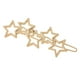 thumbnail image 3 of Pinza para chal con estrellas de pentagrama, accesorios para el cabello, pasador para el cabello, horquilla Oro, 3 of 4
