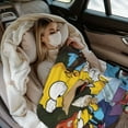 thumbnail image 7 of Simpsons Warm Flannel Throw Blanket for Couch Sofa Bed,Super Soft Cozy Plush Microfiber Flannel Blanket Lightweight , For Adults,Woman,Man, 7 of 7