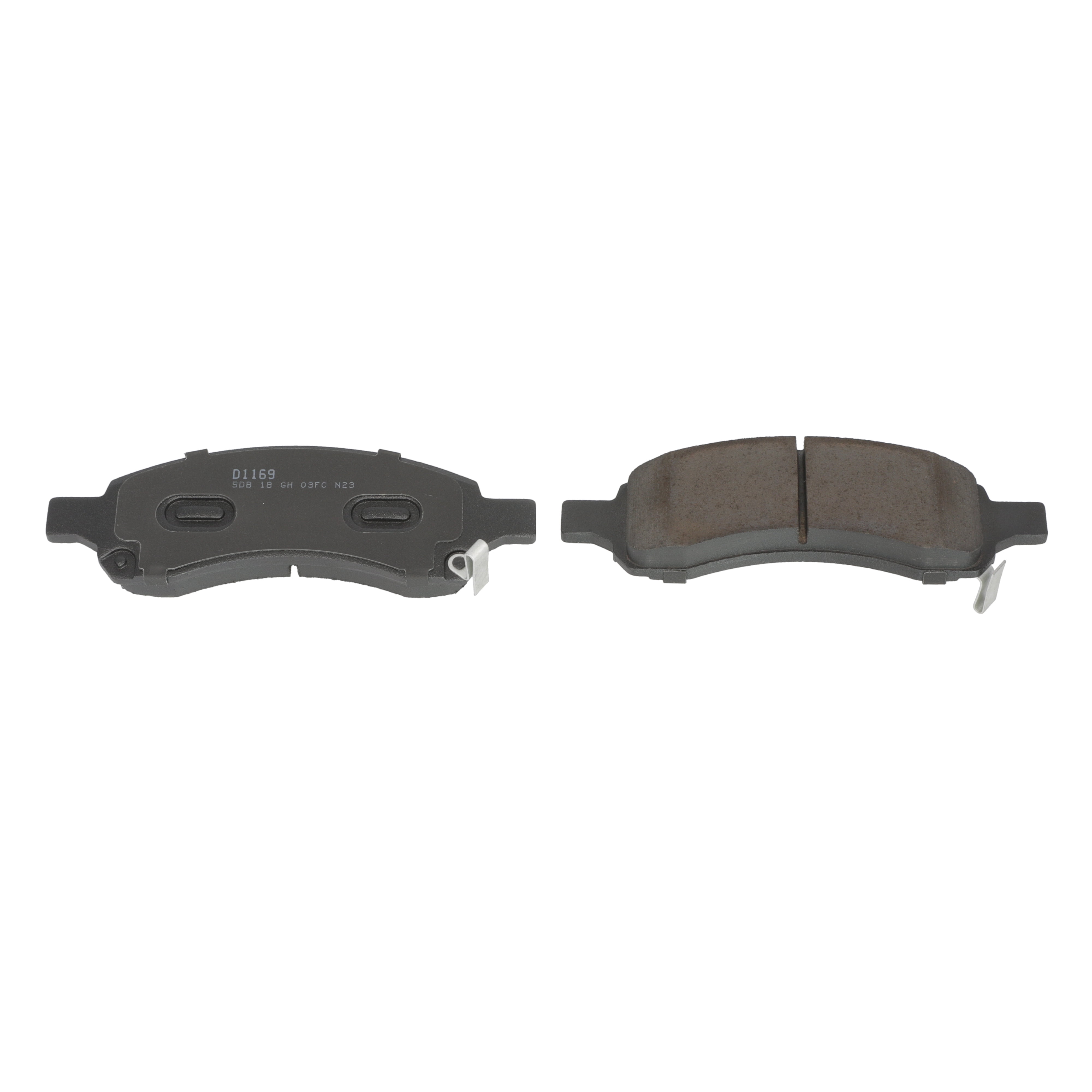 Winstop Brake Pad Set, Front WS.1169.0.C, Chevrolet Trailblazer 2009-2006