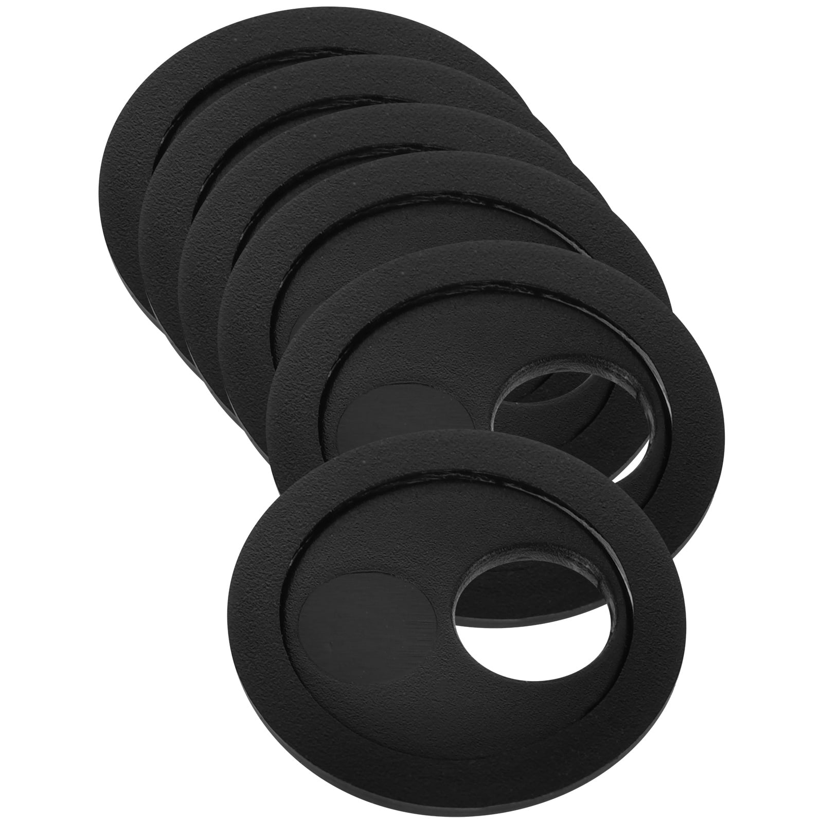 LITINKIMI Privacy Protection Set - Webcam Cover for Phone, Black ABS, 6Pcs