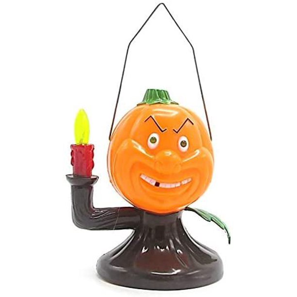 Halloween Electric Pumpkin Ghost With Lights and Scary Sounds Perfect