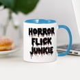 thumbnail image 3 of CafePress - Horror Flick Junkie - 11 oz Ceramic Mug - Novelty Coffee Tea Cup, 3 of 4