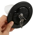 thumbnail image 3 of OULII Rv Water Fill Inlet Cap Black Convenient Gravity Feed Water Tank Inlet for Campers, 3 of 5