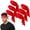 Red, variant on 12 Pieces Adjustable Sports Tie Headbands for Men Women, Breathable Athletic Sweatbands, Elastic Head Wraps for Basketball Tennis Running Workout Karate Ninja 