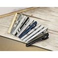 thumbnail image 3 of Juego de pasadores de corbata para hombre, clip para barra de corbata, negro, plateado, dorado, para bodas, negocios, con caja de regalo, 3 of 5