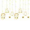 thumbnail image 2 of Kmdttou Outdoor Solar Lights Christmas Window Lights Decorations Christmas Curtain Lights Fairys Lights With 8 Modes LED Christmas Lights For Bedroom Party Decor, 2 of 8