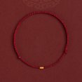 thumbnail image 5 of Unique Handmade Gold Bead Red Rope Bracelets Hand Braided Rope Thread Handchain String Rope for Teenage, 5 of 9