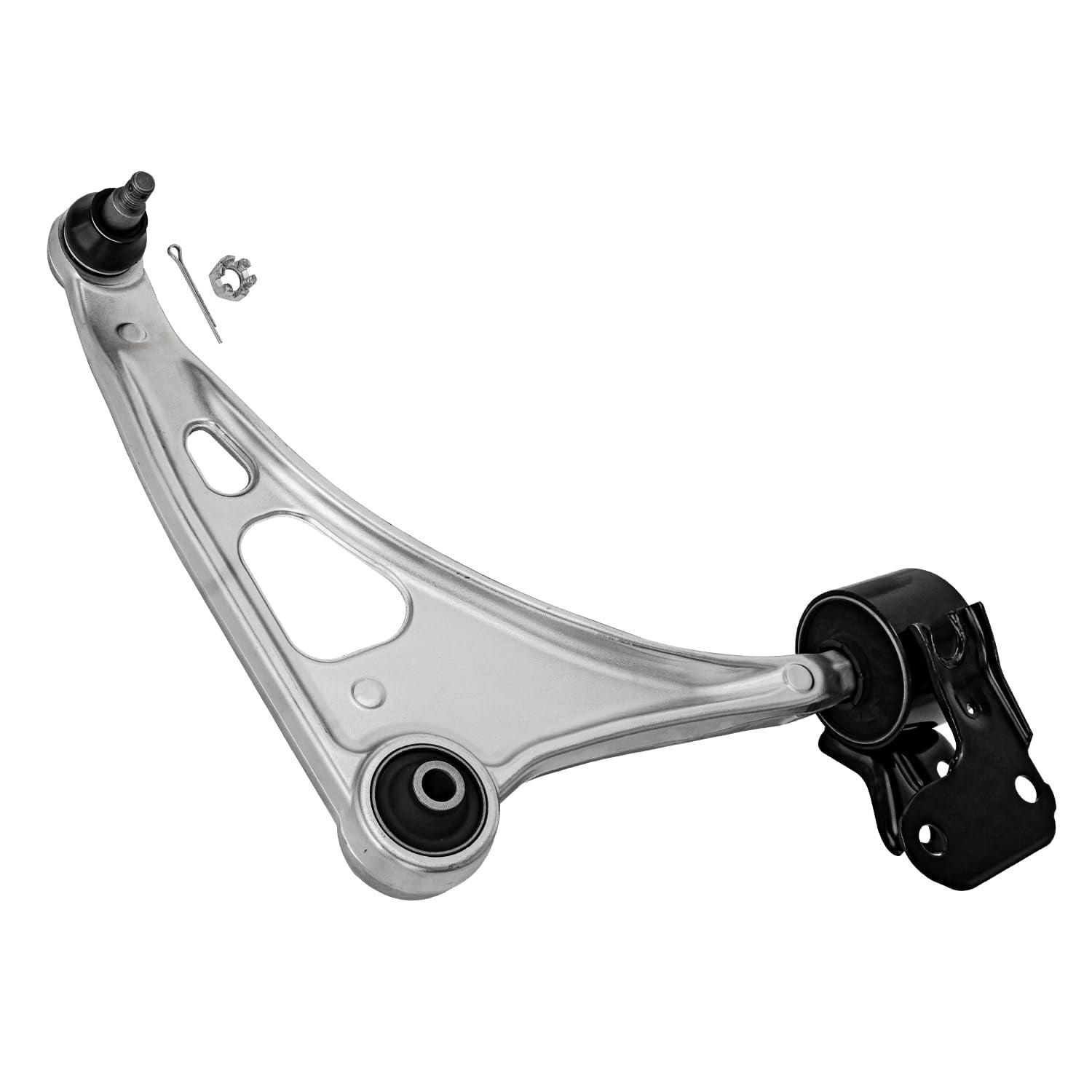 Detroit Axle - 6pc Front End Control Arms Kit for 2016-2021 Honda Passport Pilot Ridgeline 2 Lower Control Arms with Ball Joints 4 Inner Outer Tie Rods 2017 2018 2019 2020 Replacement
