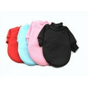 PLAIN Black Sweatshirt FOR SMALL DOGS Small Dog Sweater(Black, Large)
