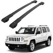 NIXFACE Cross Bars Fit for Jeep Patriot 2007-2017 Cargo Bar Roof Rack Rail Top Accessories