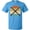 Pacific Blue, variant on Inktastic Clarinet Music Retro Marching Band T-Shirt