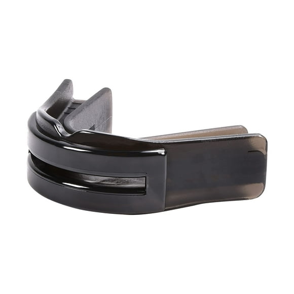 Brain-Pad Adult Double Guard Single material Mouthguard (Black)