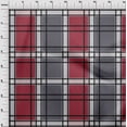 thumbnail image 3 of oneOone Polyester Lycra Fabric Madras Check Print Sewing Fabric BTY 56 Inch Wide, 3 of 4