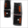 thumbnail image 1 of Spec-D Tuning Black Housing Clear Lens 4PC Corner Lights Compatible with Chevy C10 Pickup Truck 1994-1998 L+R Pair Assembly, 1 of 5
