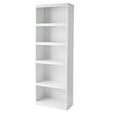 Mainstays Framed 5Shelf Bookcase, White
