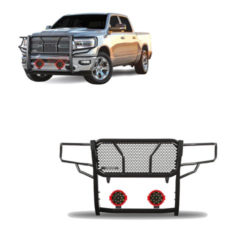 Black Horse RUDORA19BPLR Heavy Duty Grille Guard Kit