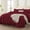 06-Burgundy, variant on ANGENIA King Comforter Sets Burgundy, 3 Pieces Shabby Chic Farmhouse Ruffle Bedding Comforter Sets, Soft Lightweight Fluffy Microfiber Bet Set for All Season(104"x90" Comforter & 2 Pillowcases)
