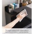 thumbnail image 7 of Yamazaki Home Sliding Drawer Seasoning Rack, Black, Steel, 7 of 7