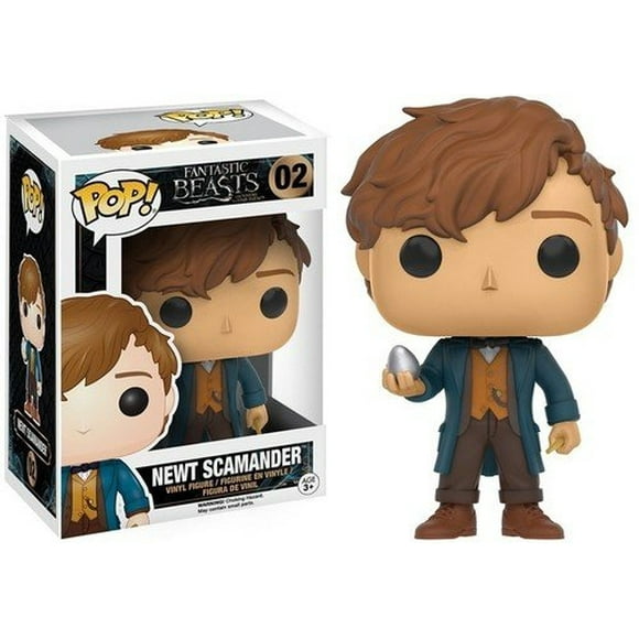Funko POP Movies: Animales fantásticos - Newt w/Egg Action Figure