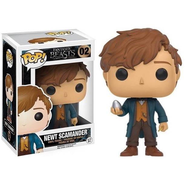 Funko POP Movies: Animales fantásticos - Newt w/Egg Action Figure
