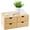 4 Drawers, variant on Wooden Bamboo Desk Organizer with Three Drawers Countertop Storage Box Home Office Corner Desk No Assembly Required