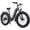 Green, variant on 26*4" Fat Tire Electric Bike,1500W Peak Motor,48V 13Ah Removable Battery,50+ Mile Range,Front Suspension,White