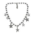 thumbnail image 1 of Collar de estrella hueca, collar de clavícula, joyería de moda, collar Y2k fresco y dulce, 1 of 5