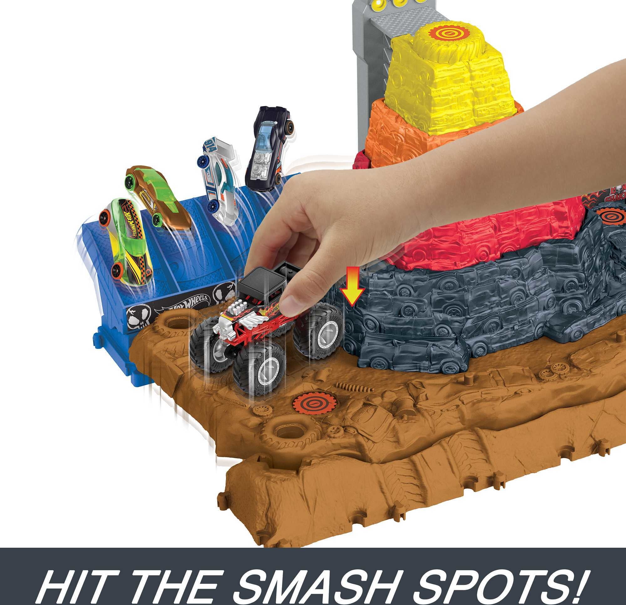Hot Wheels Monster Trucks Arena Smashers Ultimate Crush Yard