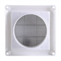Tebru Air vent grill,1PC Plastic Air Vent Grille Cover 3 Flaps Wall Duct Ventilation Grill With Net New,Pastic air vent
