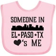 thumbnail image 3 of Inktastic El Paso Texas Someone Loves Me Skyline Boys or Girls Baby Bib, 3 of 4