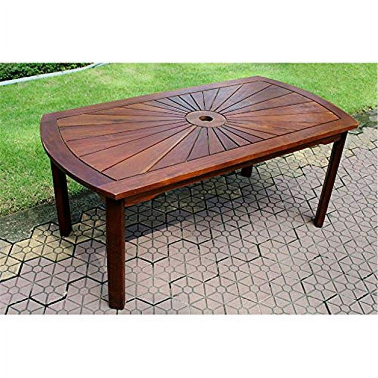 International Caravan Highland Acacia Sunburst Coffee Table International Caravan Highland Acacia Sunburst Coffee Table