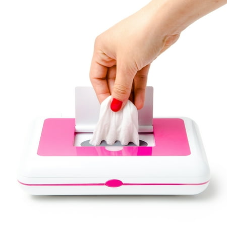 UPC: 0049345001204 | Prince Lionheart Travel Friendly Portable Baby Compact Wipe Warmer Pink with Car Adaptor