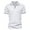 White, variant on Yufatyle Men Polyester Short Sleeve V-Neck Casual Casual Shirts White XL