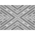 thumbnail image 1 of Ahgly Company Indoor Rectangle Patterned Gray Area Rugs, 3' x 5', 1 of 6