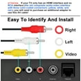 thumbnail image 4 of AV  Composite Video Cord Compatible with  64/N64/GameCube/  SNES TV (6 ), 4 of 7