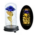 thumbnail image 3 of LOVEBAY Enchanted Eternal Rose Flower In Glass Dome LED Light Valentine's Day Gift Deco, 3 of 12
