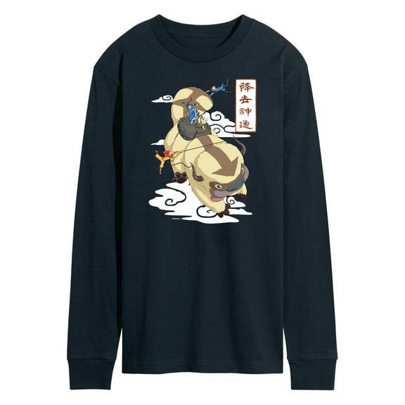 Avatar - The Last Airbender - Appa Flying - Men's Long Sleeve T-Shirt