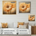 thumbnail image 4 of Designart Orange And White Daisy'S I Canvas Wall Art, 4 of 5