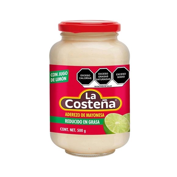 Aderezo de Mayonesa La Costeña reducido en grasa 500 g