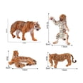 thumbnail image 3 of Figuritas de tigre de simulación, modelo Animal, figuras de acción de juguete para el hogar, estantería, decoración de armario, adorno Macarena Figuras de tigre, 3 of 8