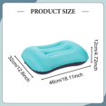 thumbnail image 4 of BELOVING Inflatable Camping Pillow Compressible Multipurpose Lightweight Neck Support Portable for Beach Cars Sleeping Airplane Hiking Peacock Blue, 4 of 8