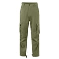 thumbnail image 3 of Entyinea Men's and Big Men's Cargo Pants Stretch Waistband Durable Ripstop Cargo Pants Green XL, 3 of 4